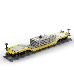 Building Blocks Moc-46691 Center Drop Train Car Model 532 Particle Number Toy