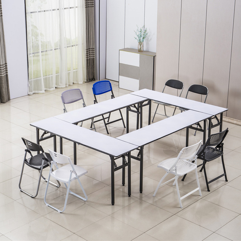 Pvc Conference Table Custom-Made Outdoor Folding Stall Table Simple Folding Dining Table Office Desk Rectangular Training Table