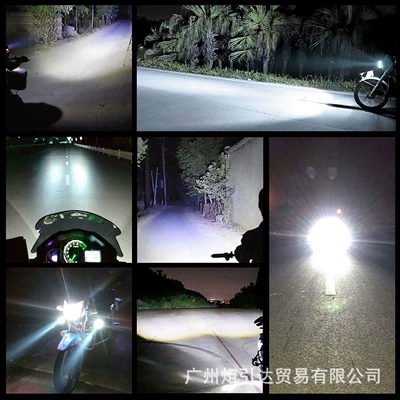 6-Led Motorcycle Spotlight, Electric: Motorcycle headlights, headlights