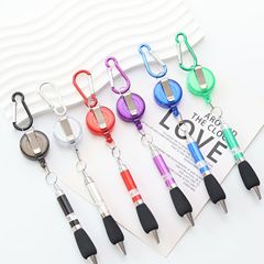 多機能金属ペン格納式プルペンポータブル登山キーホルダーボールペン学生ギフトパーティーギフト