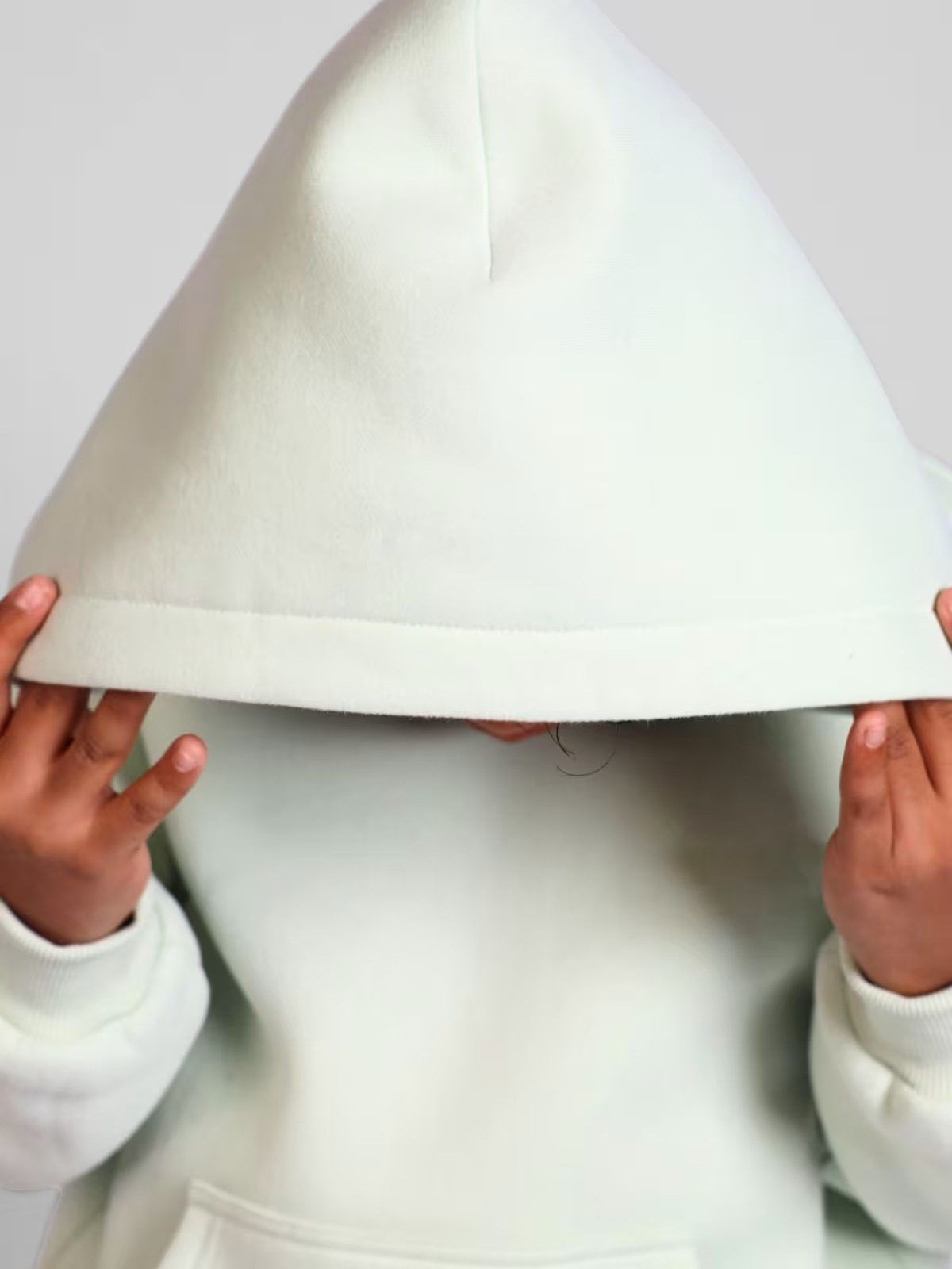 Completo due pezzi bambino con cappuccio stile europeo dopamine_voghion.com