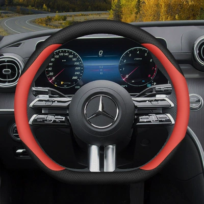 Steering wheel cover — wheel cover - type-d-flame-red-standard