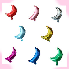 10-inch 18-inch 28-inch 36-inch Moon Aluminum Film Balloons for Wedding Party Birthday Celebration Venue Decoration Aluminum Film Balloons
