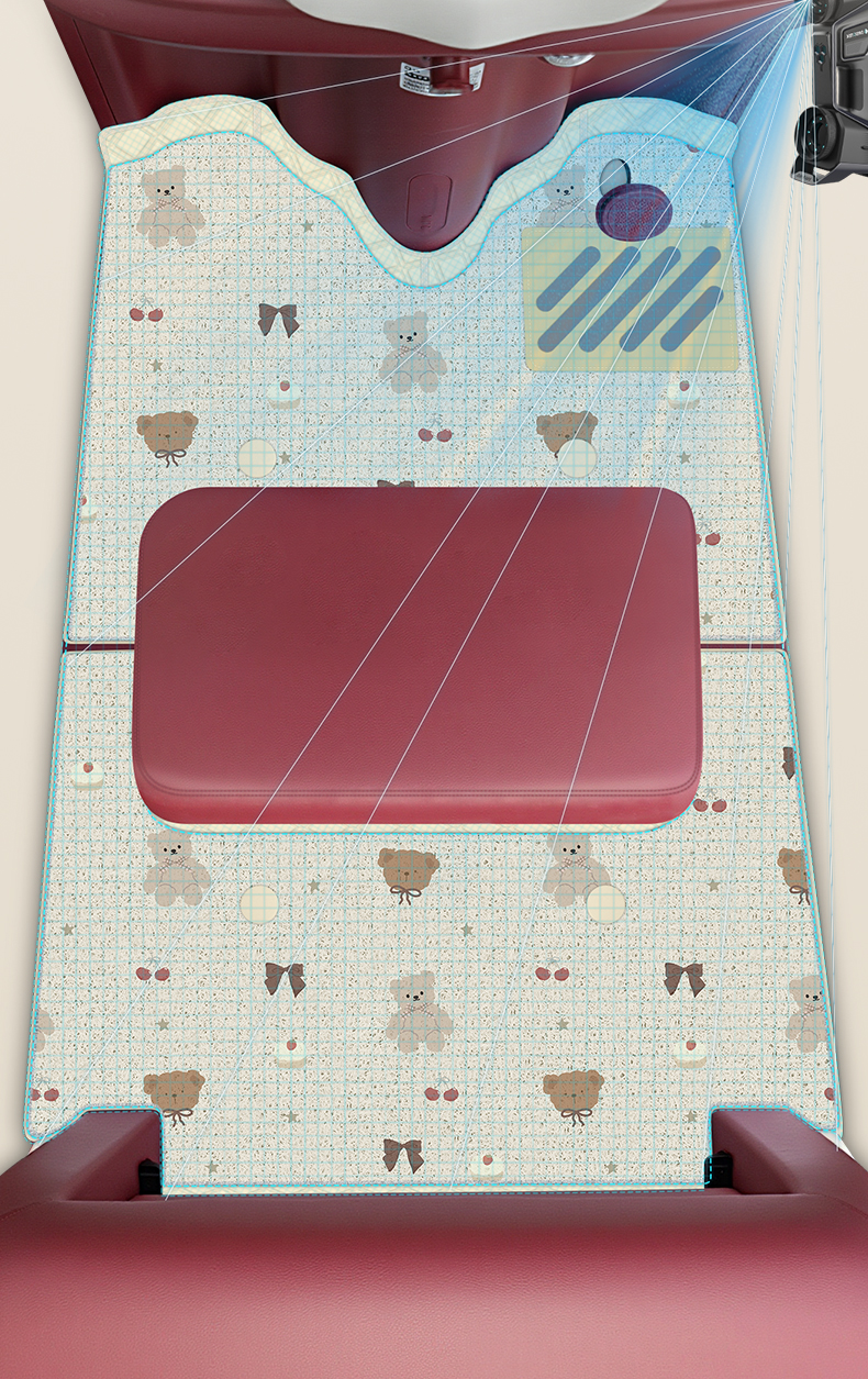 Suitable for Jinpeng Su7 Classic Version-B Electric Tricycle Foot Mat Jp800Dzk-16A Foot Mat Decorative Accessories