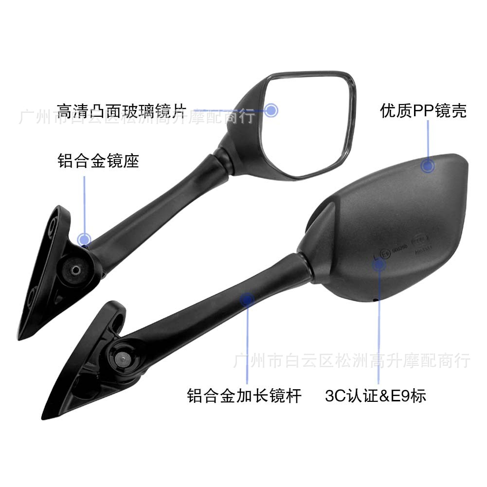 Applicable to Yamaha YZF R3 R25 R15 rearview mirror NMAX155 /Xmax modified reflector 17-18
