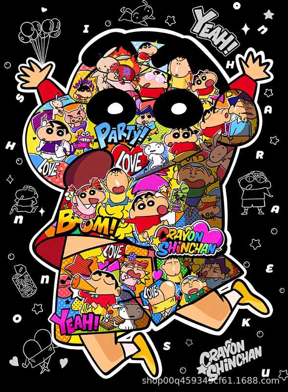 クレヨンしんちゃん 縦型紙製パズル 大人向け1000ピース クロミ クリエイティブギフト 夜市屋台卸売 漫画|undefined