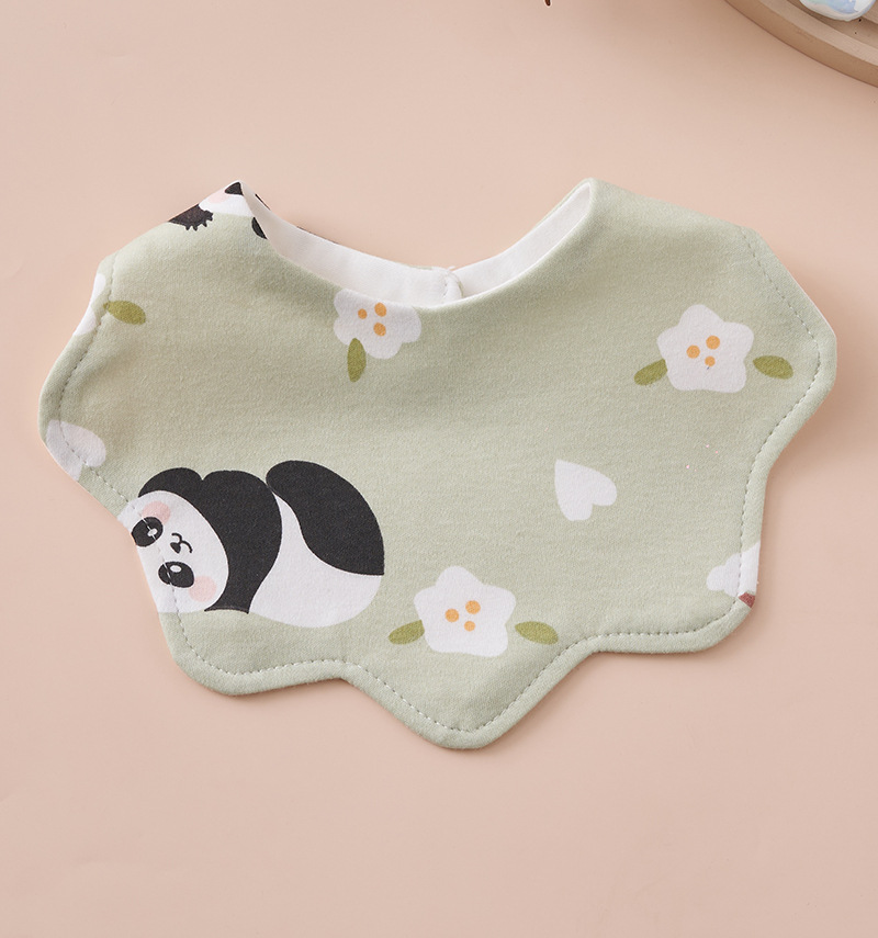 그린 팬더 [큰 꽃잎 턱받이]