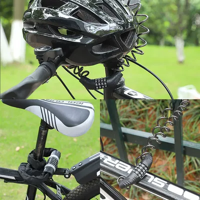 Telescopic Code Helmet Lock, Helmet lock