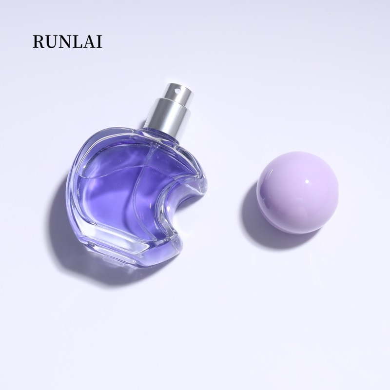厂家高档异形螺口玻璃香水分装瓶配塑料盖子高颜值perfume bottle|undefined