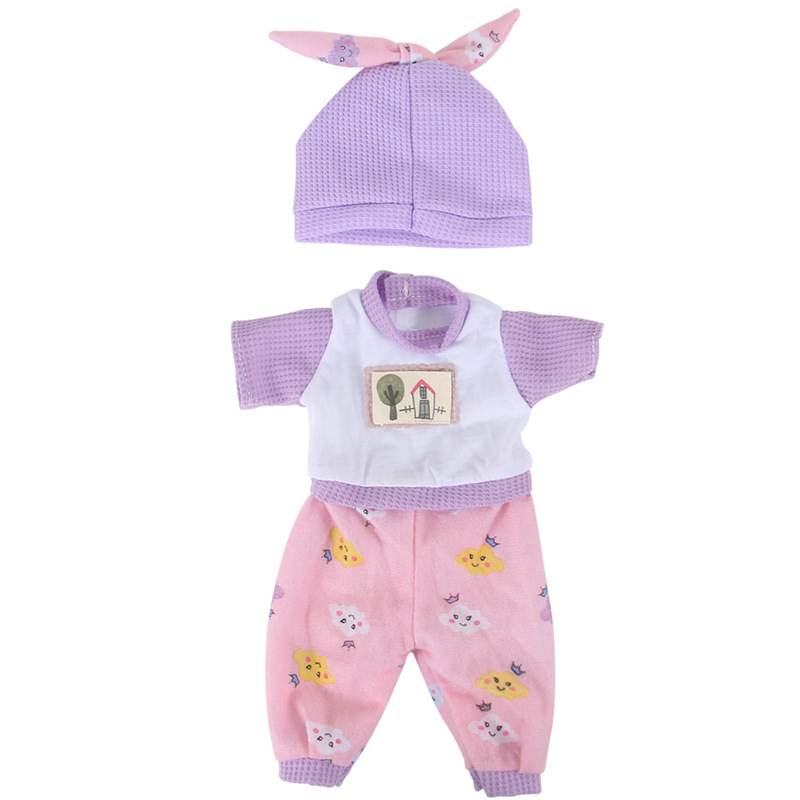 Fábrica directa moda 36cm vinilo simulación muñeca ropa 14 pulgadas niños y niñas ropa transfronteriza exclusiva