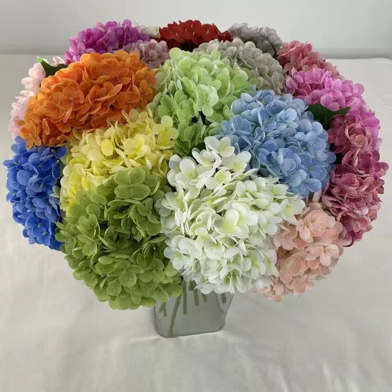 176 Pieces of Realistic Hydrangea Flowers for Home Decor, Floral Arrangements, Wedding, Hotel Scenery, Moisturizing Artificial Flowers Wholesale