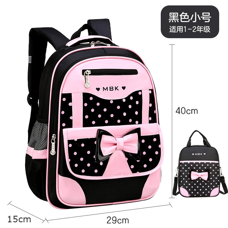 Mochila coreana para estudiantes de primaria de onda 1 - 3 - 5 - 6 grados varilla de tracción para niños 6 - 9 - 12 años mochila de hombro para reducir la carga