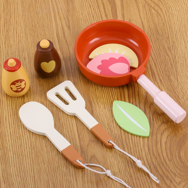 Simulación infantil americana mini cocina juguetes de madera casera juego de cocina juguetes divertidos para niños y niñas
