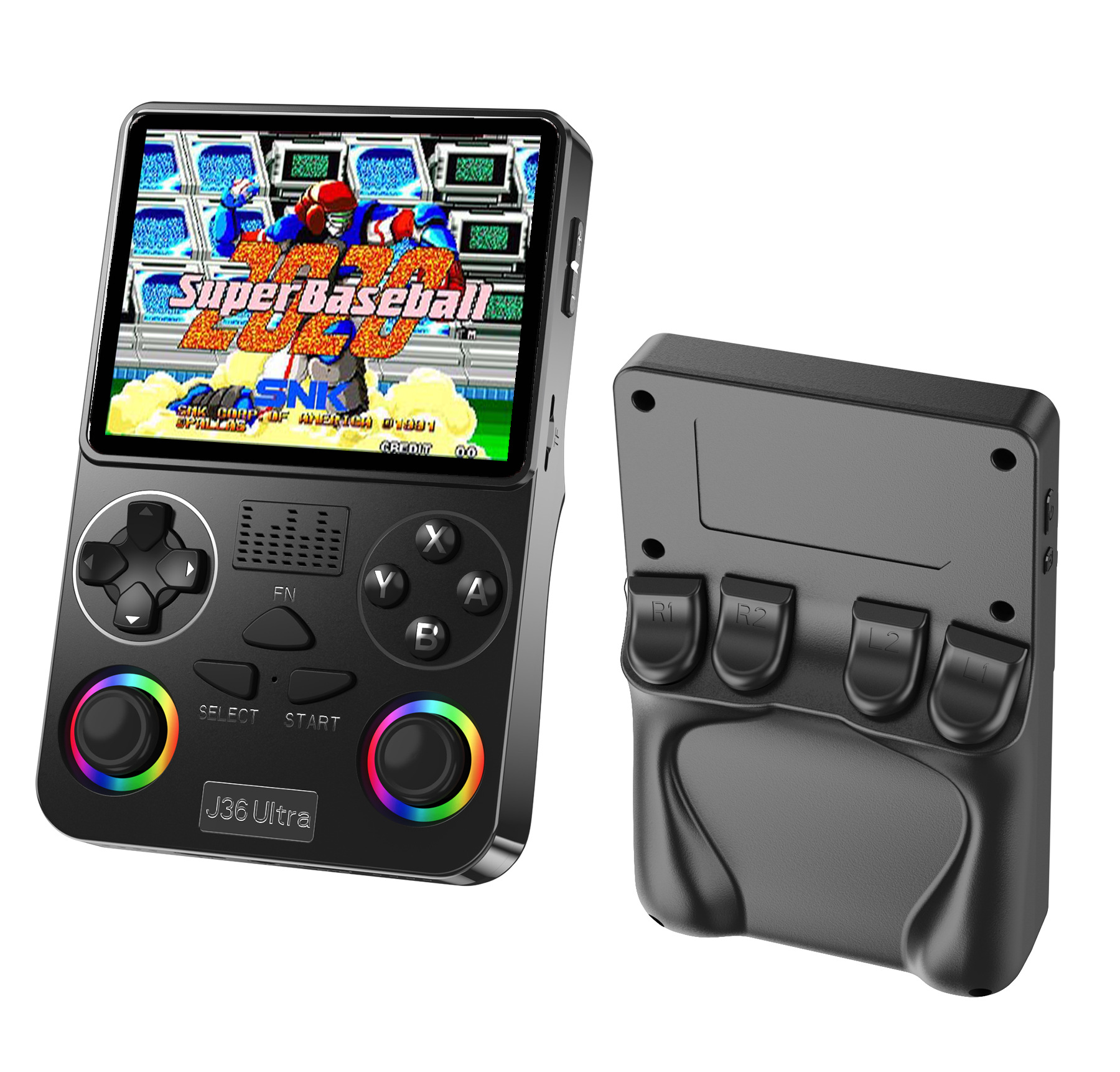 Transfronterizo R36S de código abierto PSP consola de juegos arkos sistema de almacenamiento 1GB juego portado RK3326