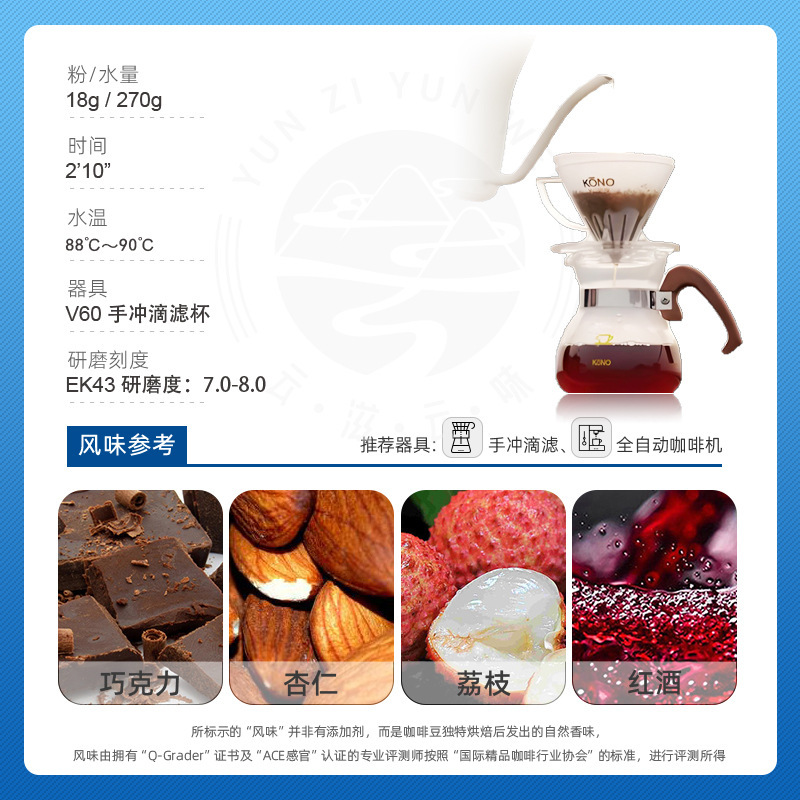 蓝山风味咖啡豆中度烘焙云南咖啡水洗豆口感均衡微酸微苦意式美式|undefined