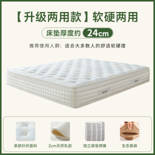 Qingluo Natural Imported Jute Bonnell Spring Mattress Spine Protection Natural Latex Simmons Antibacterial and Anti-Mite