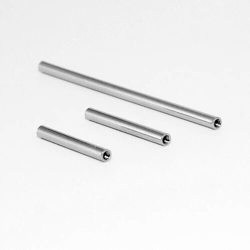 (G23 Titanium) Titanium Alloy Intraoral Threadable Retainer Ear Nail Brow Nail Hypoallergenic Straight Rod Piercing Jewelry Accessory