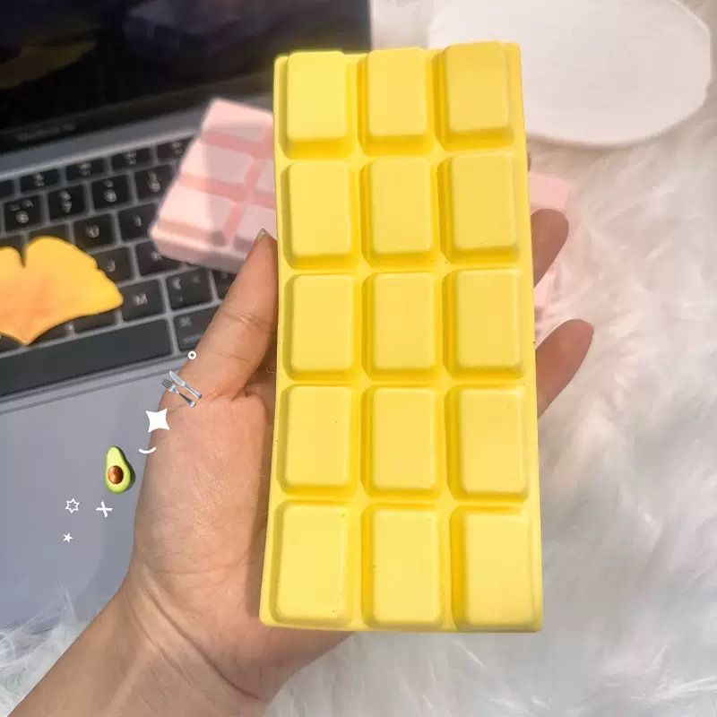 Simulación de alimentos húmedos suaves rebote lento bolsas de piña super grandes pellizco juguetes pellizco bolsas de cuerno de toro juguetes de descompresión de pan