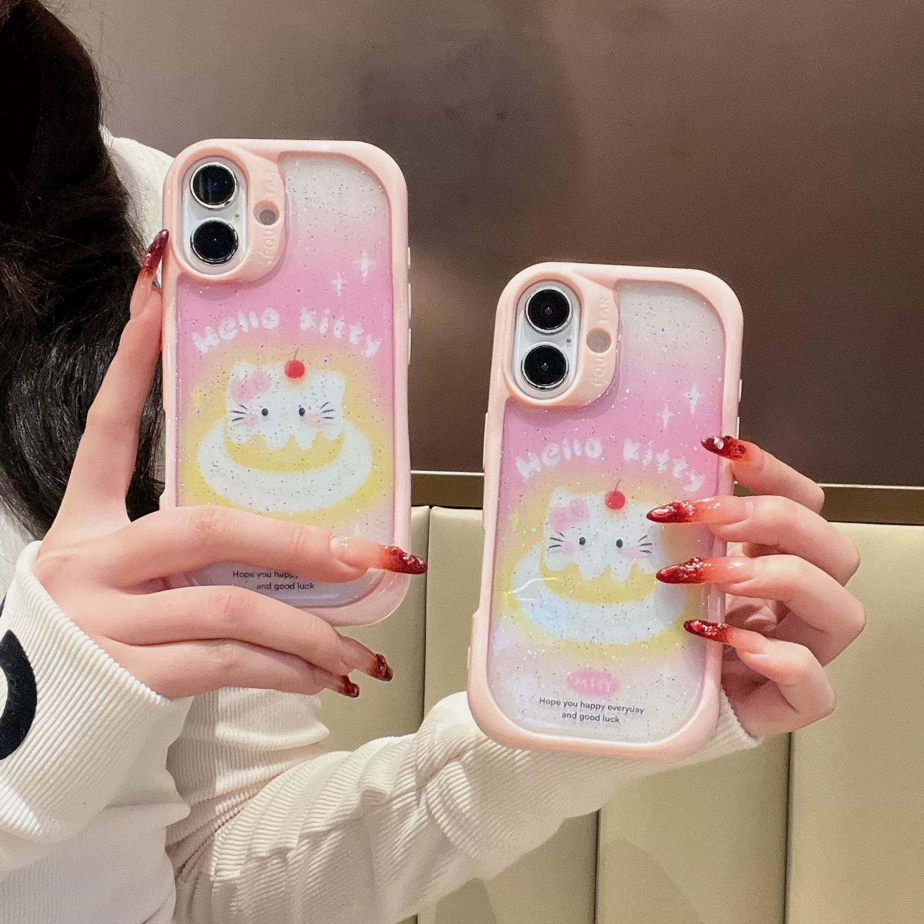 Hello Kitty, яблоко, милый совместимый чехол для iPhone 15, iPhone 14 Pro, чехол для телефона, iPhone 14