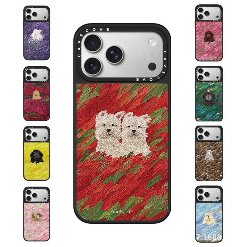 C Brand Purple Mist Maltese Dog Phone Case for Apple 17 Pro Max, 15 Pro Protective Cover, 14 Cute C Brand Purple Mist Maltese Dog Phone Case for Apple 17 Pro Max, 15 Pro Protective Cover, 14 Cute