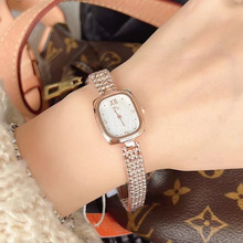 Mishali/米莉莎抖音爆款时尚手链方形网红法式复古女钢带女士手表