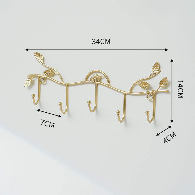 황금 덩굴 잎 5 후크