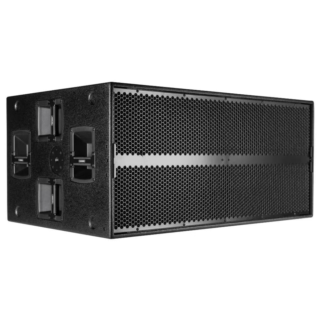 Doble 18 pulgadas alto nivel de presión sonora subwoofer fuerte sensación de choque al aire libre escenario concierto profesional de sonido de matriz de línea