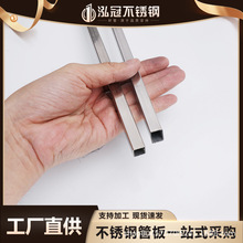304不锈钢小方管 201镜面精密不锈钢毛细矩形管 316L制品装饰焊管