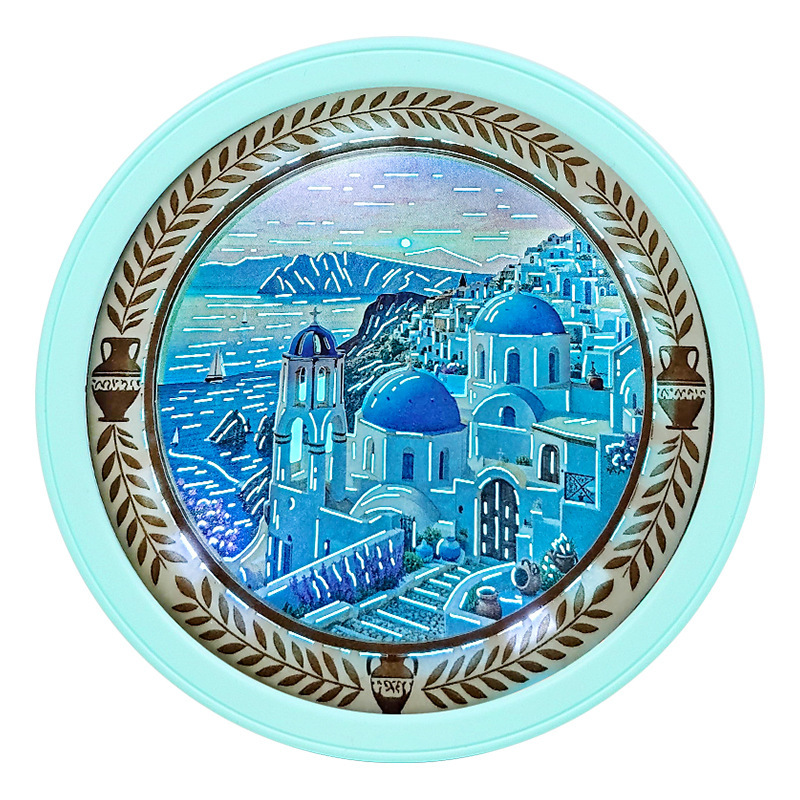 国潮风纸雕灯定制全国城市景区旅游文创纪念品创意礼物纸雕冰箱贴|undefined