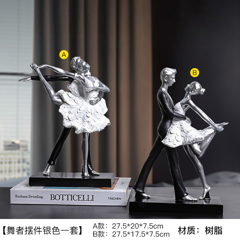 リビングルームの置物は軽くて豪華で高級な雰囲気のお酒棚の装飾品です。