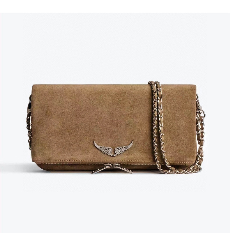 Brown nubuck leather