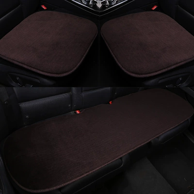 Wool pad – Plush Cashmere Shear Cushion - pure-mirror-version-three-piece-set-coffee-color