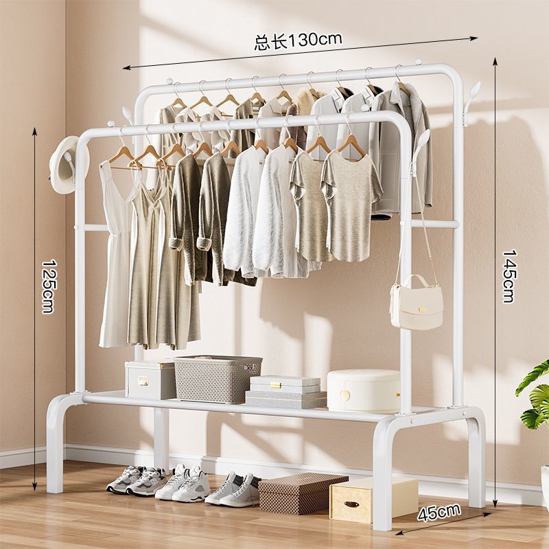 Percha de ropa móvil con ruedas tipo piso percha de ropa de dormitorio sala de estar doméstica red percha de ropa de lujo ligera percha de ropa al por mayor