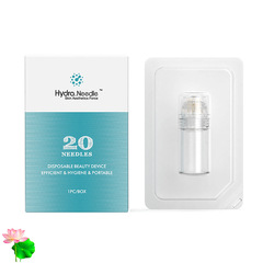 水溶針Hydra.Needle印鑑20針顔ニキビ跡ニキビ穴家庭用局部ローラー水溶針FDA