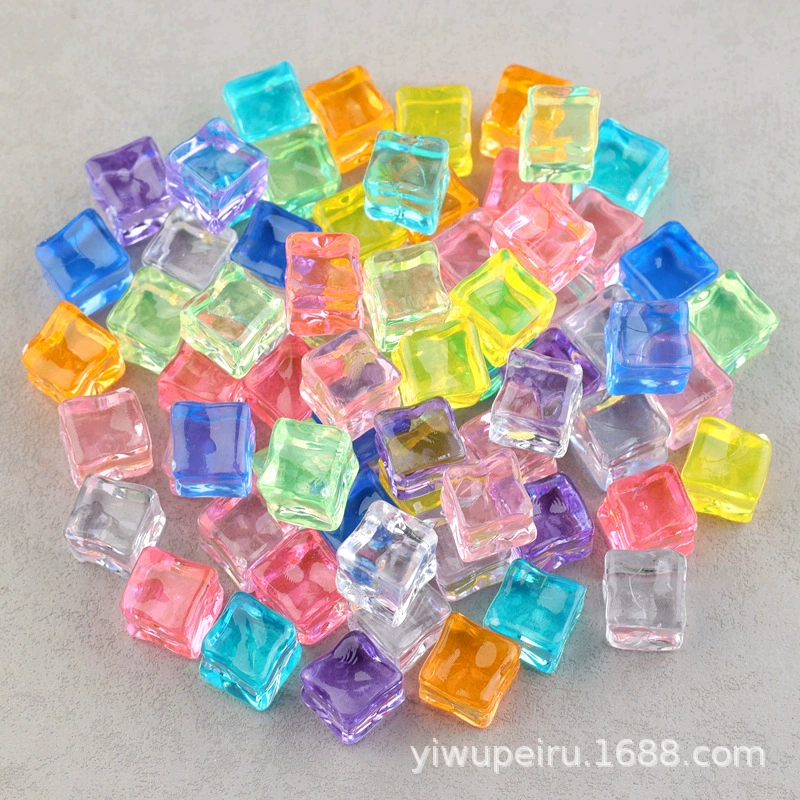 Acrylic transparent ice cubes, square night light, accessory, accessories, DIY