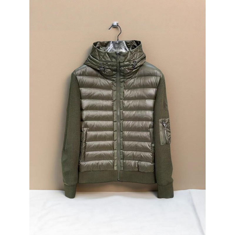 Mengkou knitted patchwork down jacket 163 model lightweight cardigan Padded Corduroy down vest Mengkou knitted patchwork down jacket 163 model lightweight cardigan Padded Corduroy down vest