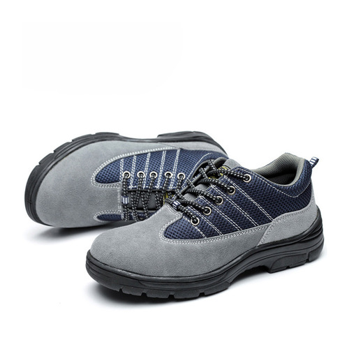 Anti-smash and anti-stab labor protection shoes wholesale low-price work shoes safety protection steel toe welding safety shoes breathable cowhide