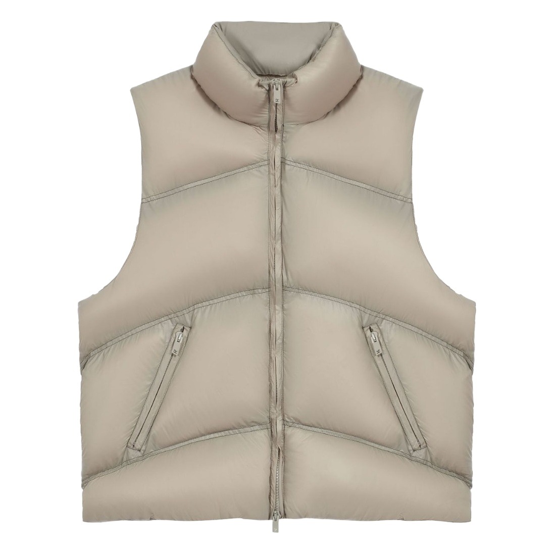 Marca de moda transfronteriza REPRESENT High Street otoño e invierno abrigo de pan de color sólido Chaleco con cremallera suelta abrigo casual