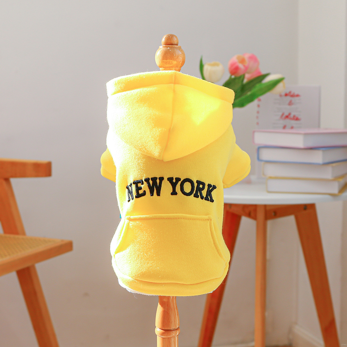 Spring New York 스웨트셔츠-옐로우