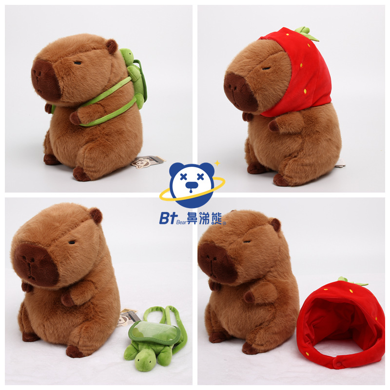 Peluche de capibara Snot Bear, juguete de peluche de celebridad de internet, capibara Melad, muñeco feo y lindo, almohada de capibara