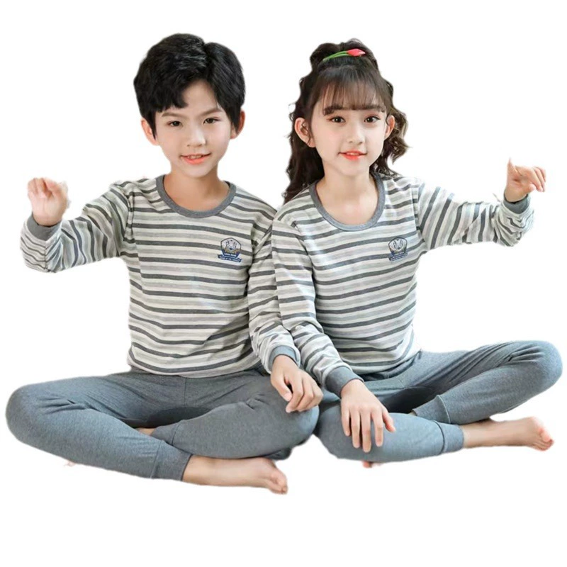 Children's thermal underwear, cotton thin autumn trousers for men and women, pijama, wholesale