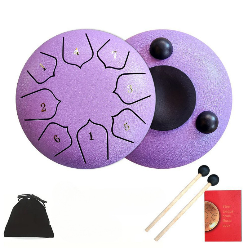 Drum etéreo de pulgada sonido mini pulgada sonido de niños de iluminación estudiantes instrumentos musicales tambor lengua de acero principiantes Aliexpress