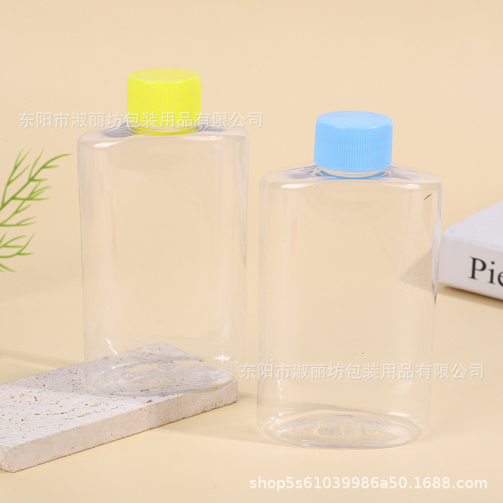 PET160ml平肩瓶洗手液瓶洗发水瓶沐浴露瓶凝胶透明化妆塑料瓶批发