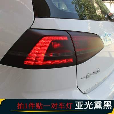 Car Headlight Film, Black Warrior Tail Light Color Change Film, Tail Light Film, Glossy Matte Frosted Film, Light Protection Blackening Film (Car headlight protective film) - matte-blackened-30cm-width-x-2m-default-item