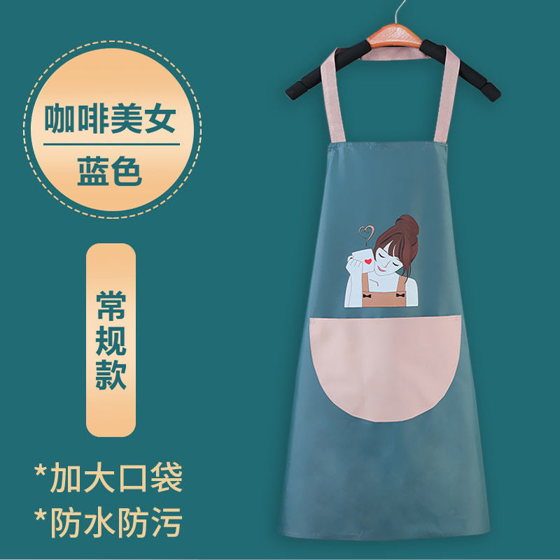 家庭用台所料理エプロン防水防油汚れファッションは、大人の作業服を拭くことができます。|undefined