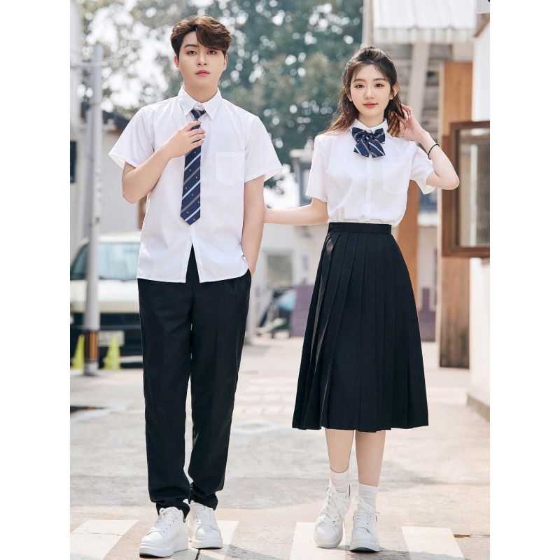 Graduation Photo Class Uniform, College Style Choir Performance Uniform, Long Skirt, Junior High School Student Poetry Recitation Competition Costume
