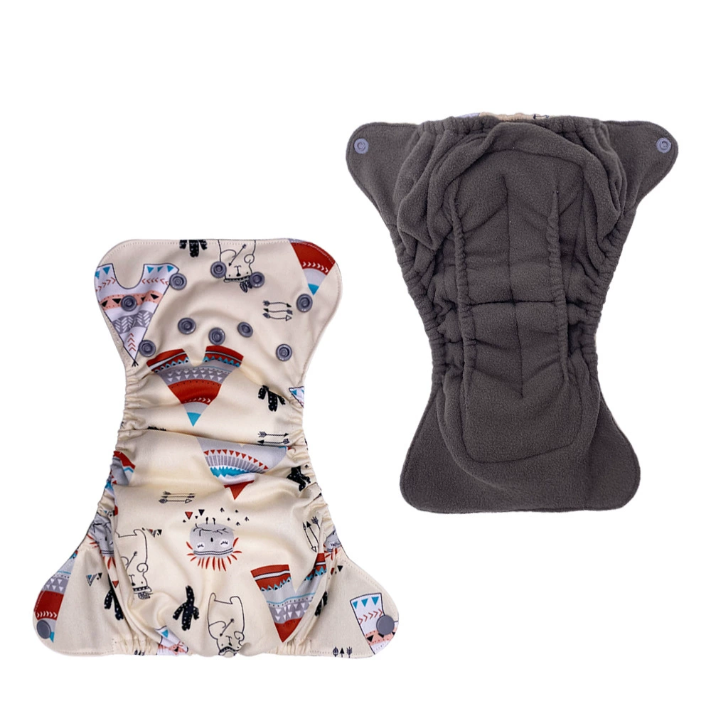 AIO подгузники детские подгузники с подкладкой из бамбукового угля моющиеся детские подгузники, содержащие подгузники