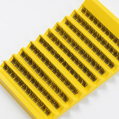 亞馬遜歐美款10排裝分段式濃密卷翹假睫毛大容量黑梗漫畫眼睫毛書