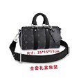 Nueva bolsa de almohada keepall 25cm relieve bolso de hombro bolso de cilindro bolso de moda bolso de pareja