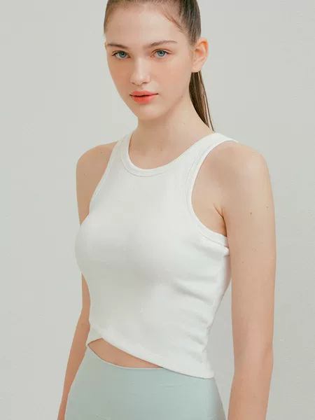 Outdoor Yoga Vest with Chest Pads for Women, Sleeveless, Quick-Drying, Breathable Sports Top, Slimming, Suitable for Fitness Training and Outdoor Wear